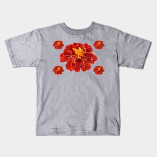 Tagetes patula &#39;Red Cherry&#39; French marigold Kids T-Shirt